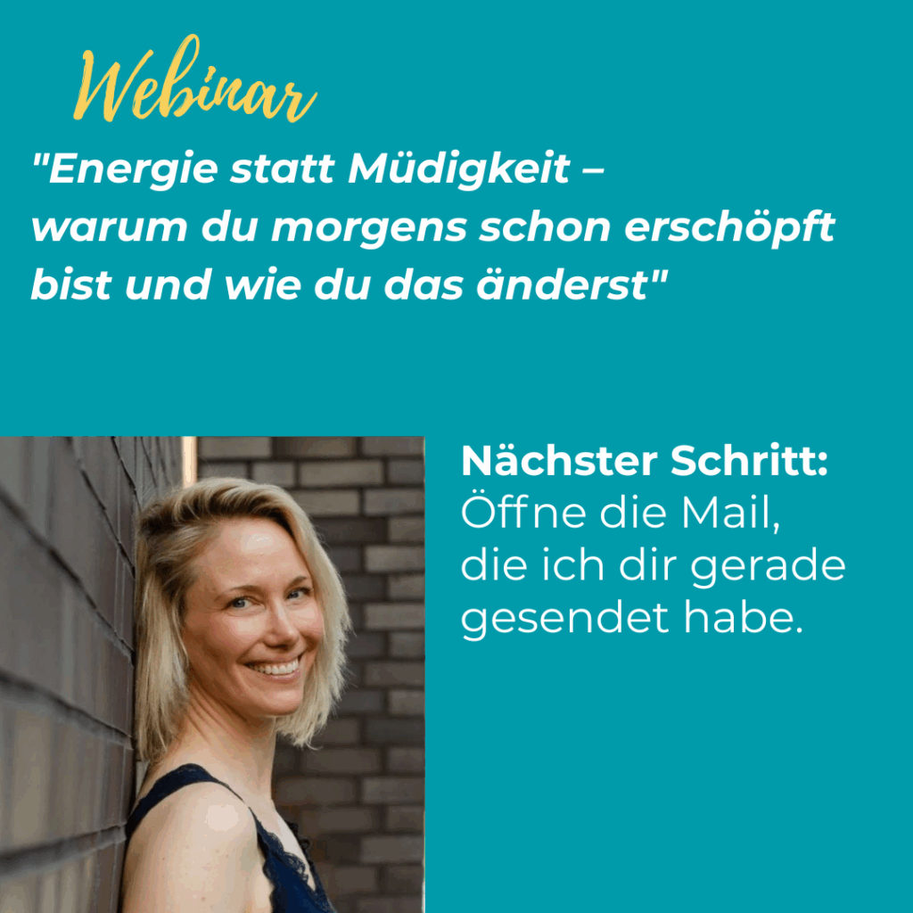 Energie statt Müdigkeit – warum du morgens schon erschöpft bist und wie du das änderst
